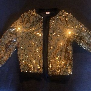 Gold sequence jacket